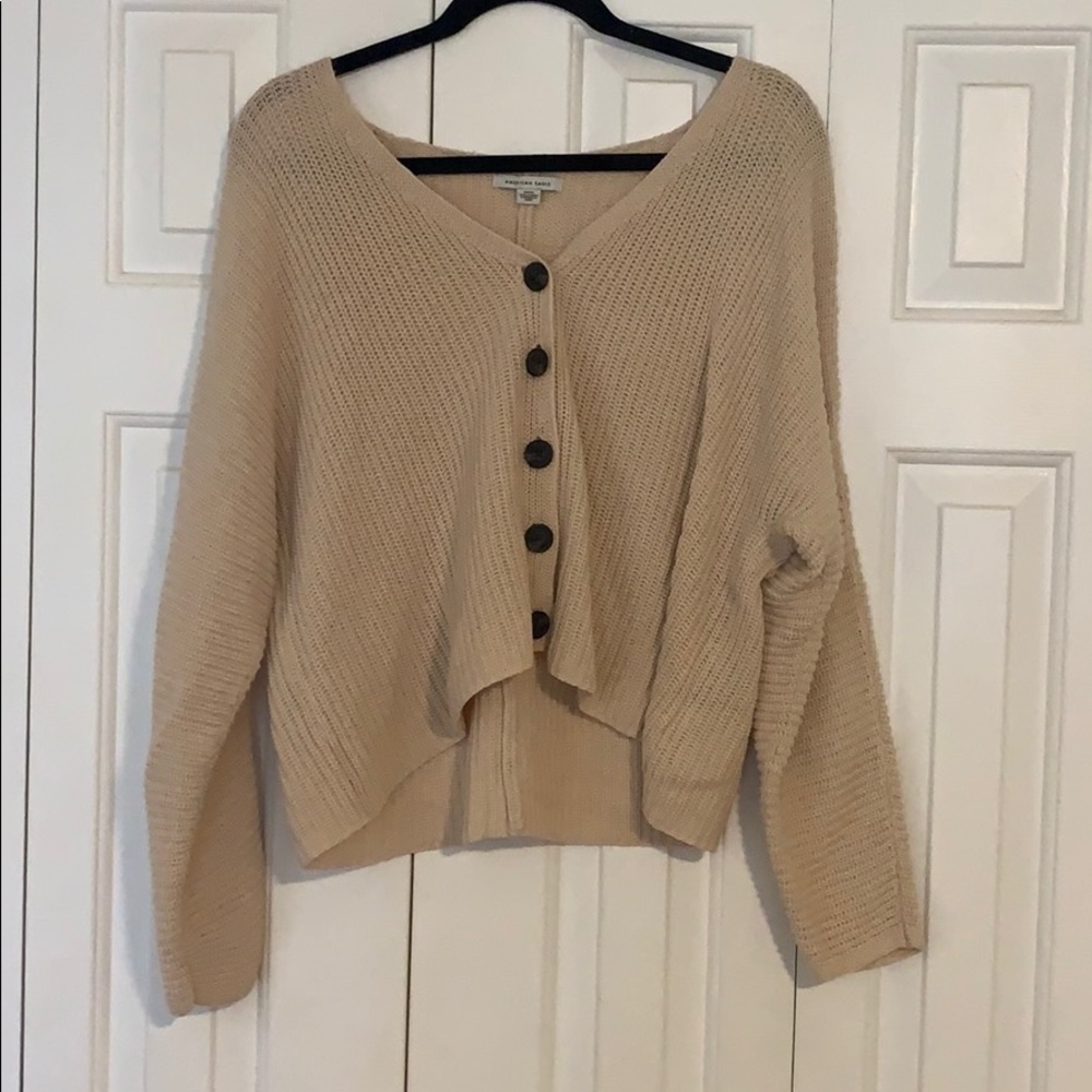 American Eagle button up sweater